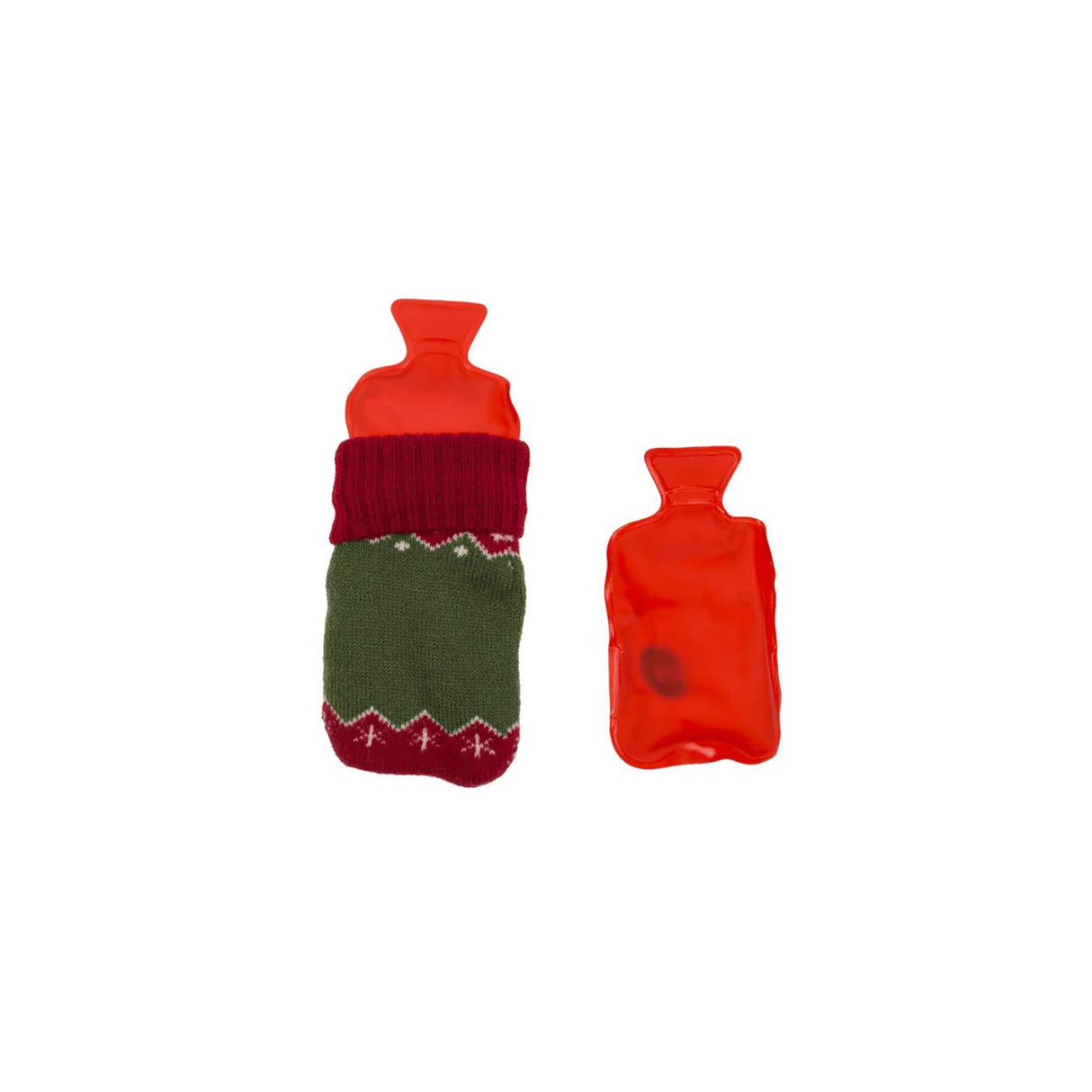 Ootb handwarmer gebreide hoes kerst 7x12,5cm
