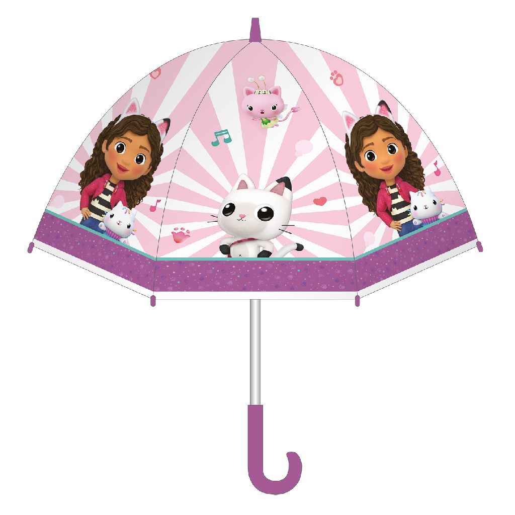Undercover - gabby's dollhouse - gabby's poppenhuis - paraplu - kunststof - multicolor