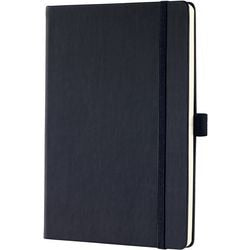 Sigel notitieboek - conceptum pure - a5 - zwart - hardcover - 194 pagina's - 80 grams - gelinieerd - si-co122
