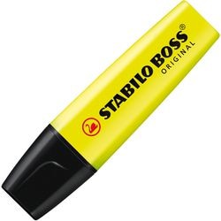 Abi tekstmarker stlo boss original geel 2-5 mm