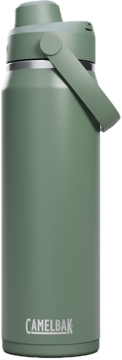 Camelbak thrive chug drinkfles - 750 ml - rvs - met draaidop - isolatie waterfles - groen
