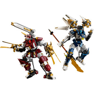 Lego ninjago de twee torenhoge mecha bouwpakket voor kinderen met actiefiguren 71870
