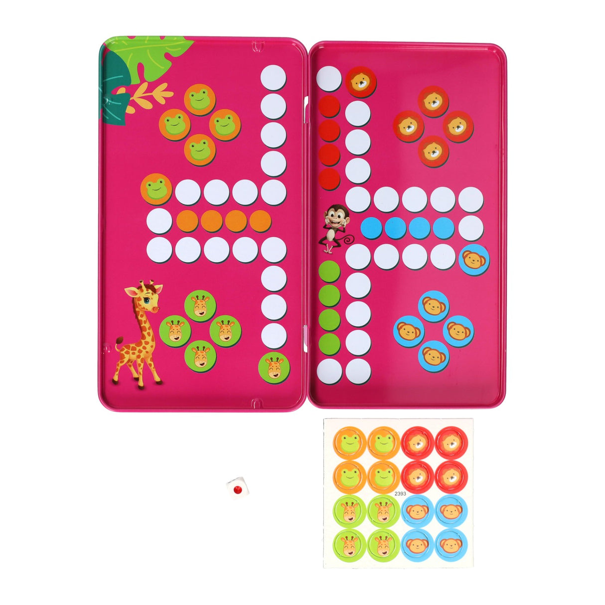 Intro magnetische reisspel in blik ludo
