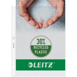 Geperforeerde hoezen leitz a4 transparant