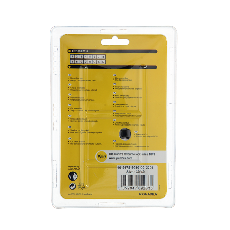 Yale 1060527 - profielcilinder 2100 mv 70mm(30 40) | 2 stuks