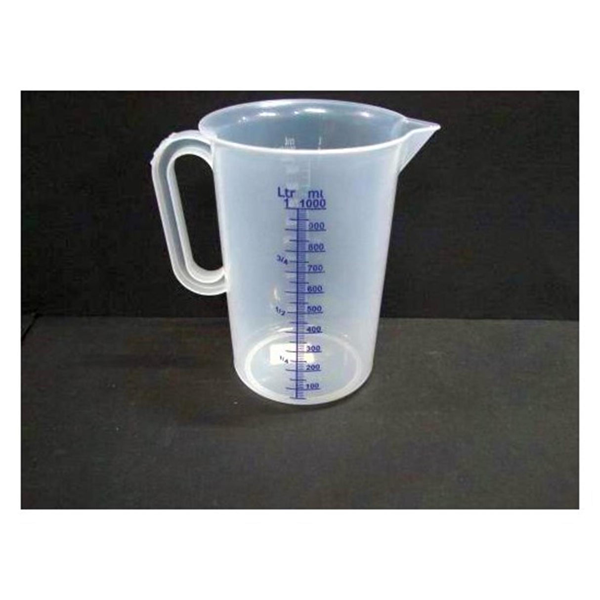 Hünersdorff maatkan 1,0ltr pp maatbeker kunststof 1 liter