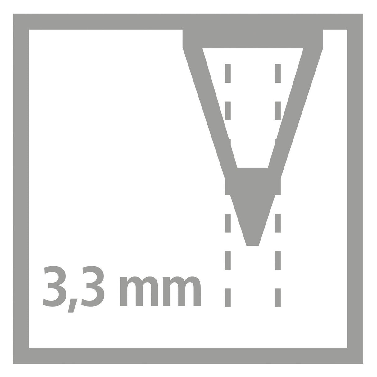 Stabilo all glaspotlood - kleur- en grafietpotlood - wit