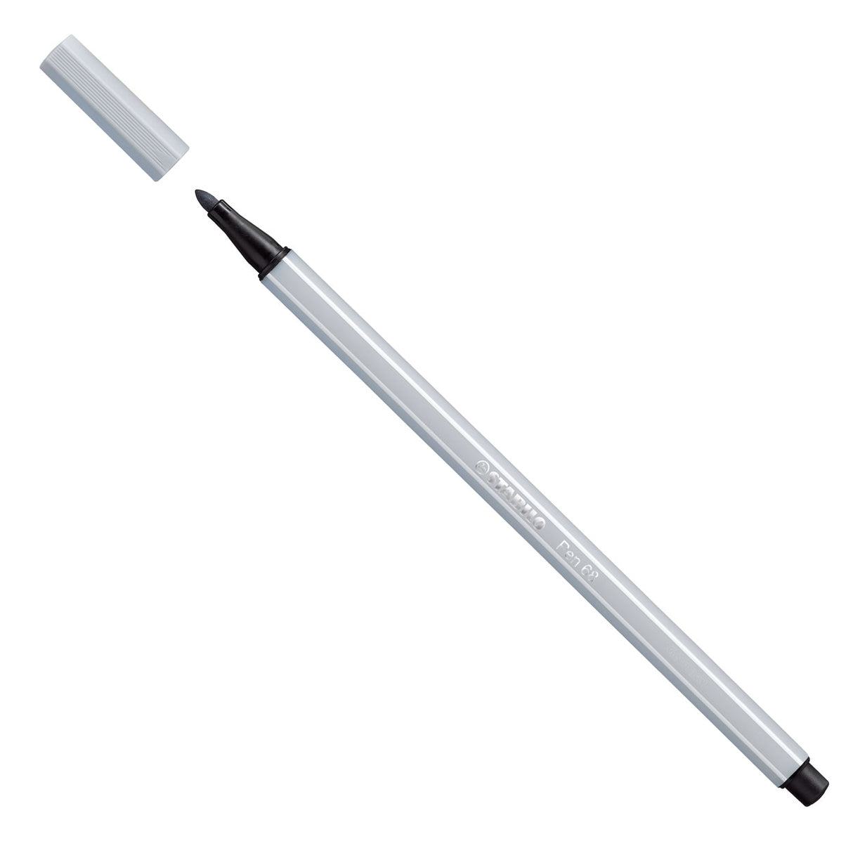Stabilo pen 68 - viltstift - licht koud grijs (68 94)