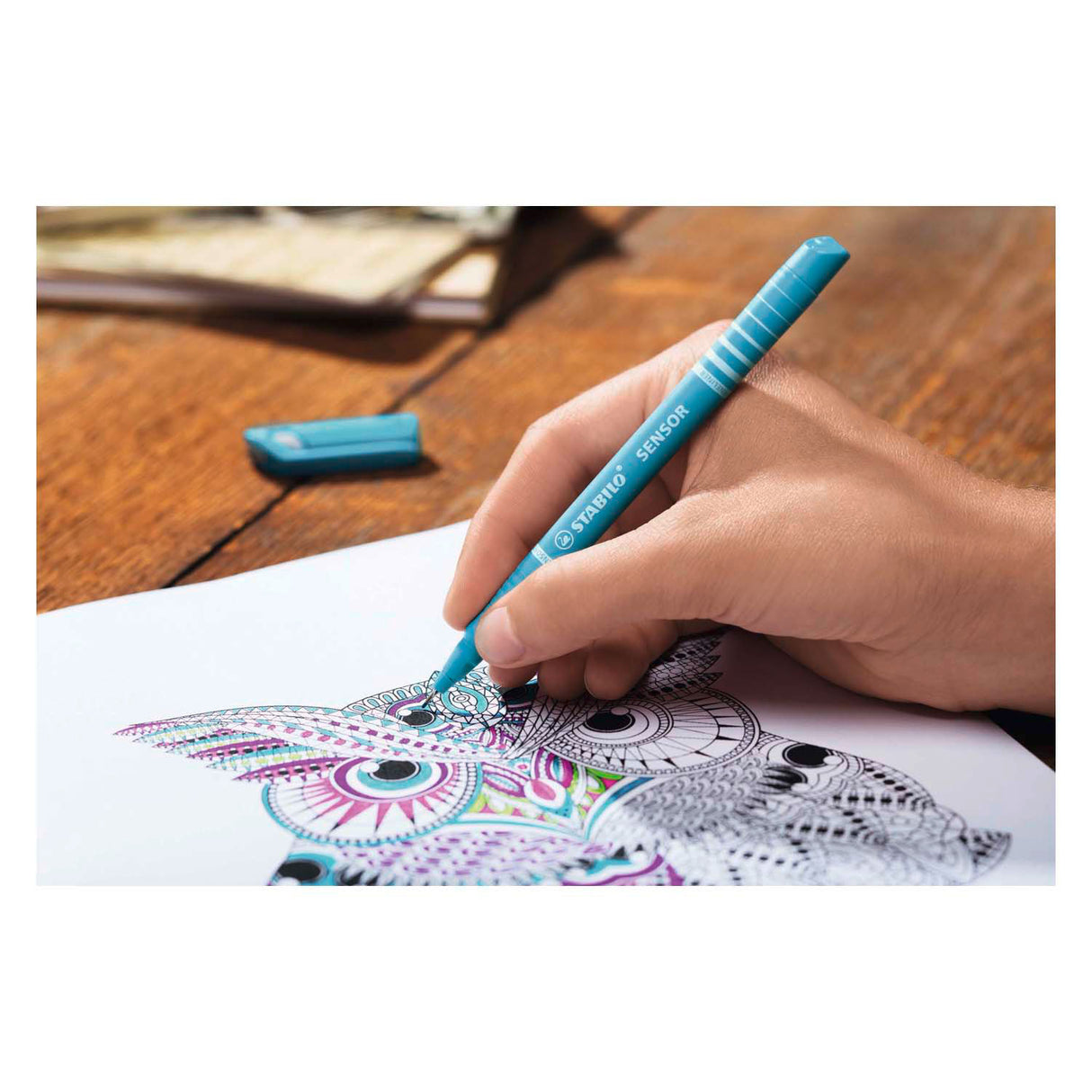 Stabilo sensor fineliners 0,3mm etui 8 kleuren