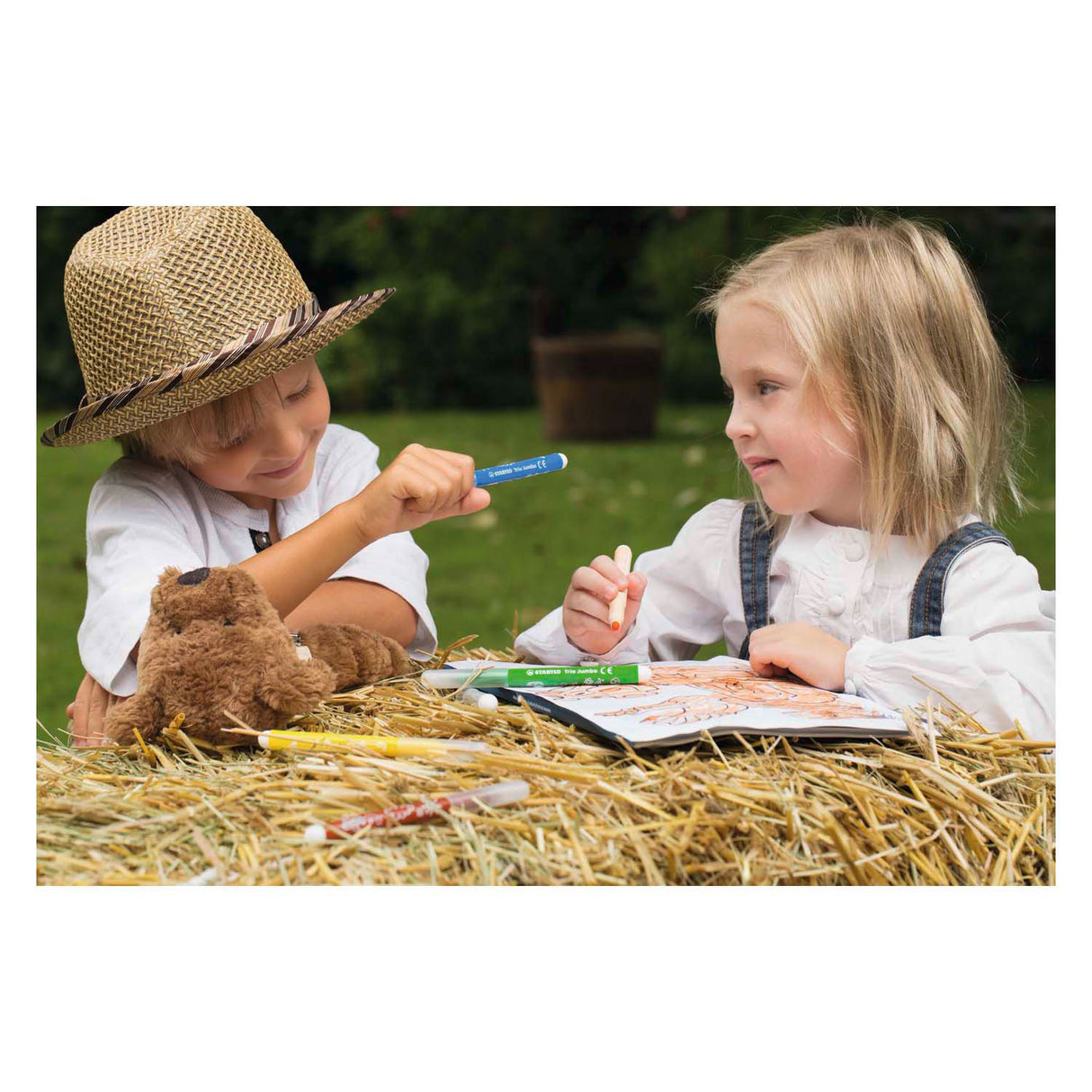 Stabilo trio jumbo - viltstift - set met 12 stuks