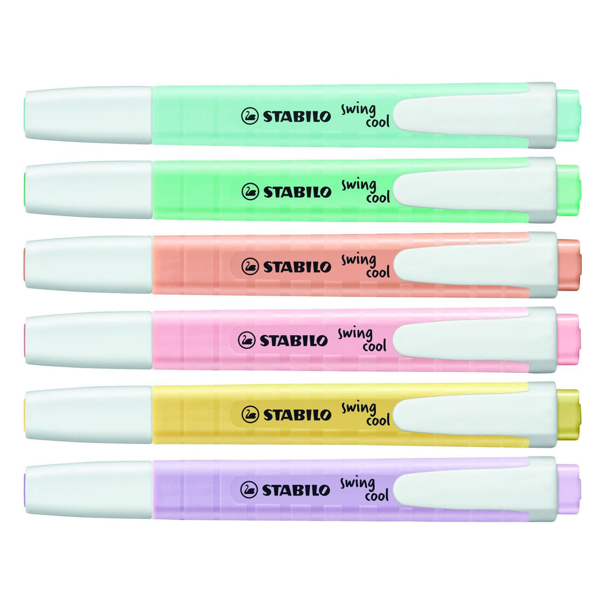 Stabilo swing cool pastel - markeerstift - set met 6 stuks