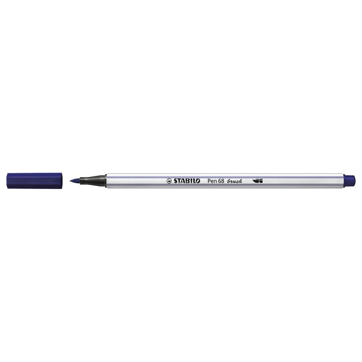 Stabilo pen 68 brush - viltstift - pruissisch blauw (22)