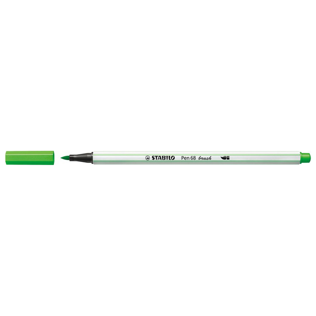 Stabilo pen 68 brush - viltstift - lichtgroen (33)