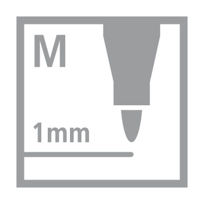 Stabilo cappi - viltstift - arty - set met 12 kleuren