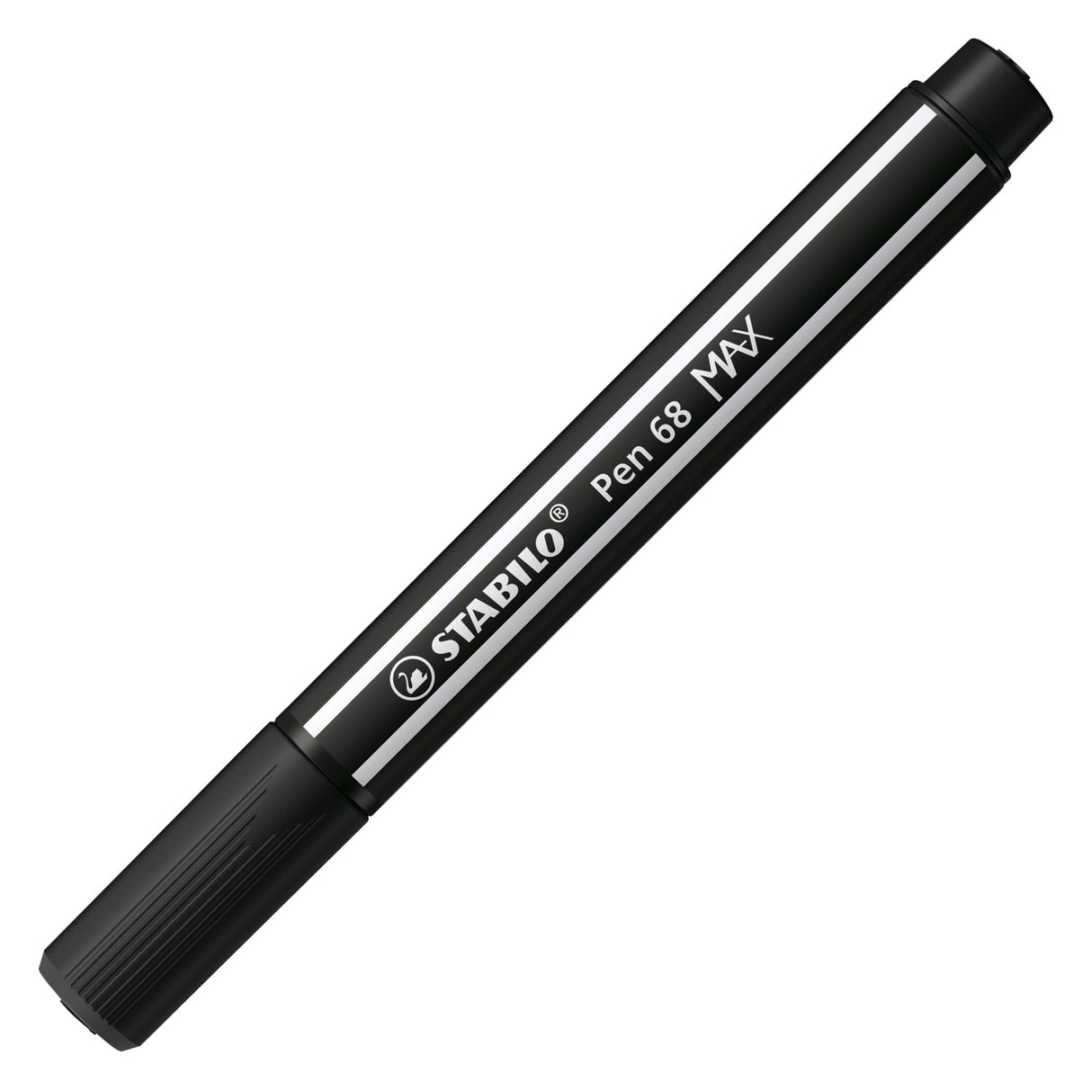 Stabilo pen 68 max - viltstift met dikke beitelpunt - zwart