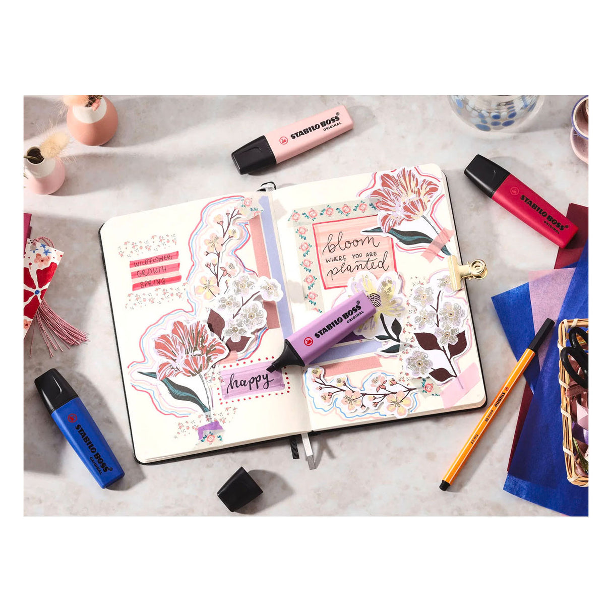 Stabilo tekstmarker purple 70 162