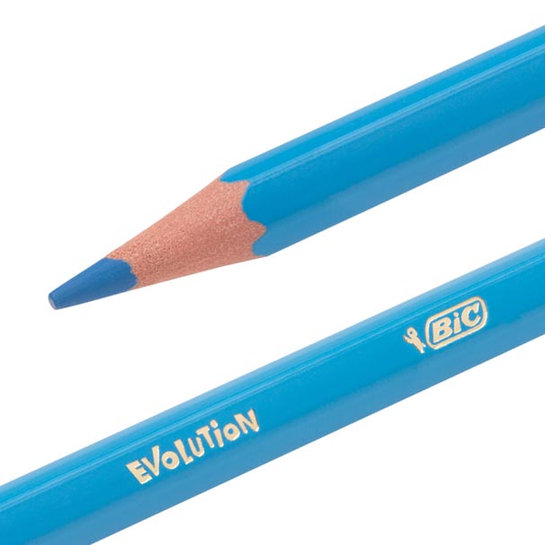 Bic kleurpotloden ecolutions evolution kunsthars assorti 12 stuks