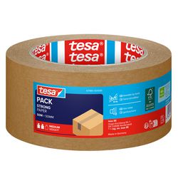 Verpakkingstape tesa papier 50mx50mm bruin scheurbestendig