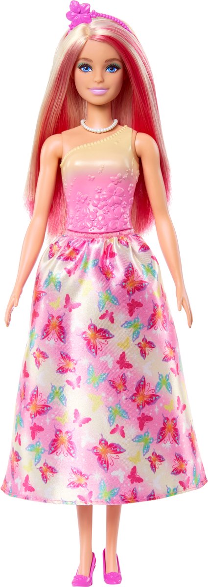 Barbie zeemeerminpop met roze haar - pop