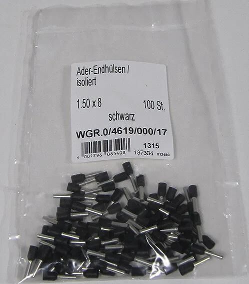 Dresselhaus adereindhuls insulated wire end sleeve 1.5 mm