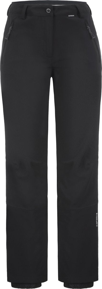 Icepeak frechen dames softshell skibroek - zwart - 40