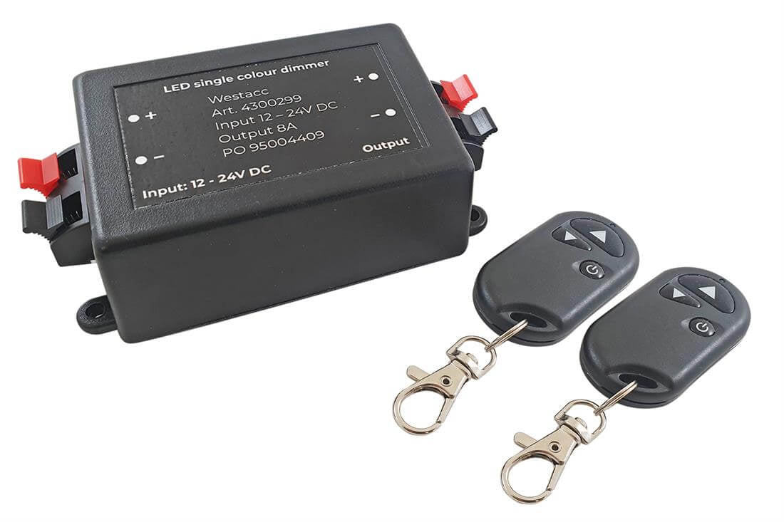 Led dimmer 8a met afstandsbediening