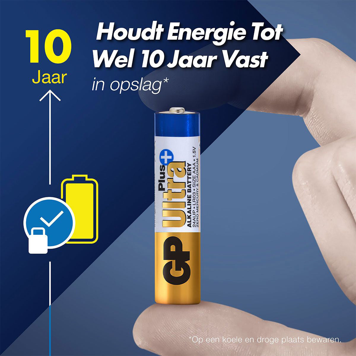 Gp ultra plus alkaline aaa-batterijen 4pk