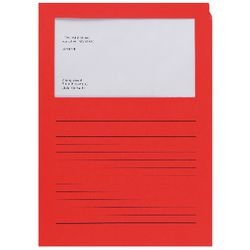 Sorteermap elco a4 rood 100 stuks