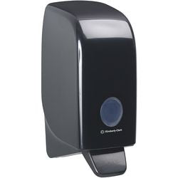 Handzeep dispenser aquarius 7173 kunststof 116x235x110mm 1l zwart