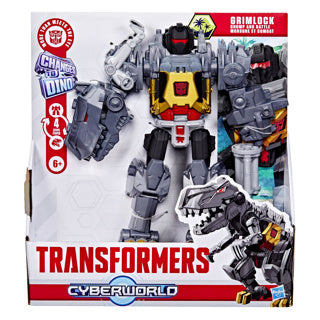 Transformers transfomers cyberworld chomp battle grimlock speelfiguur