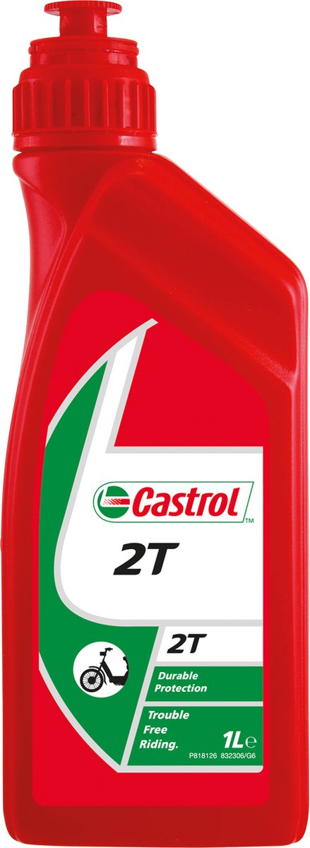 Castrol olie 2t rood motorolie - 1l