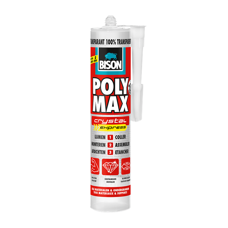 Bison 1029801 - b. poly max® crystal 300 g | 3 stuks