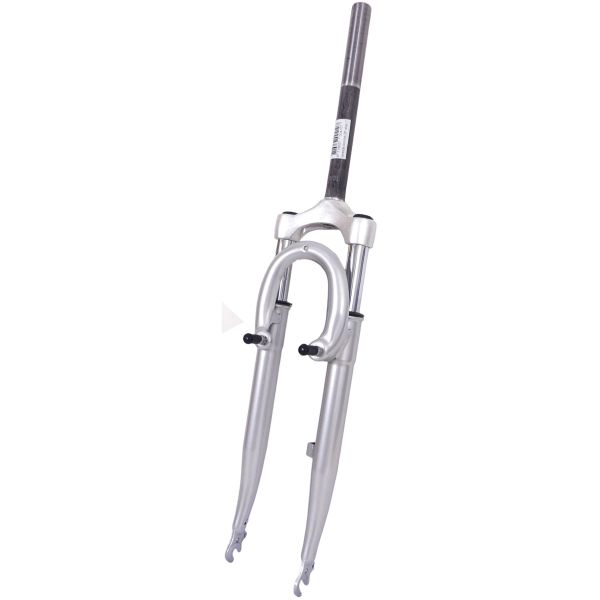 voorvork verend 28 inch hybride 1 inch zilver