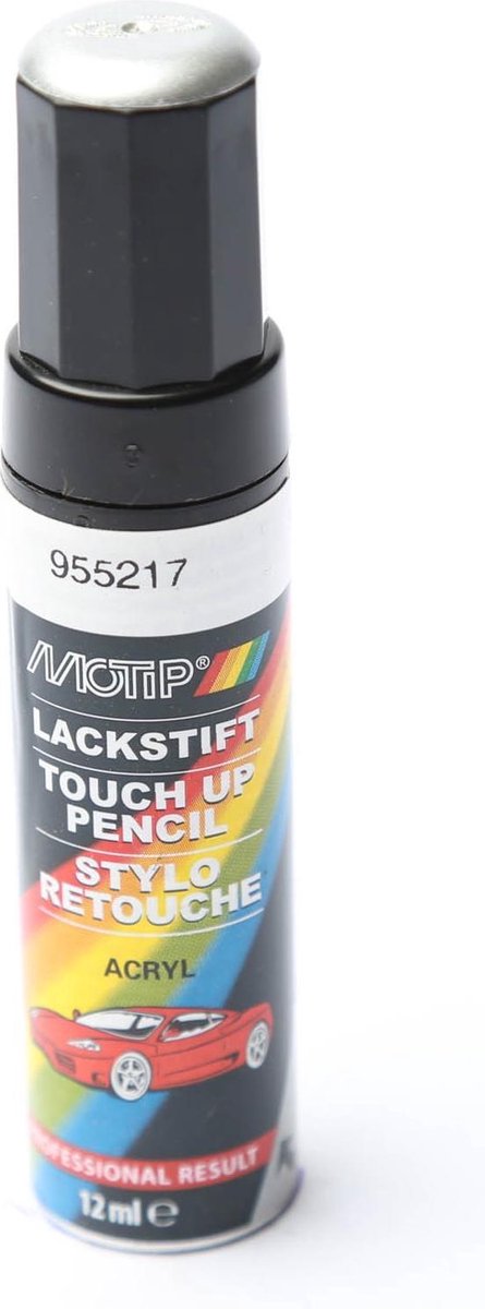 Motip 955217 - auto lakstift - zilver metallic - 12 ml