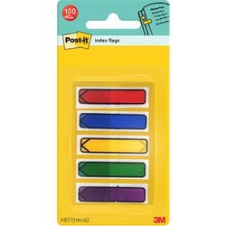 Post-it indextabs 3m 684 12x43mm pijlvorm assorti