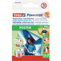 Tesa powerstrips poster 200gr 20 stuks