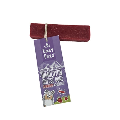 Easypets himalayan cheese bone kaas bot aardbei