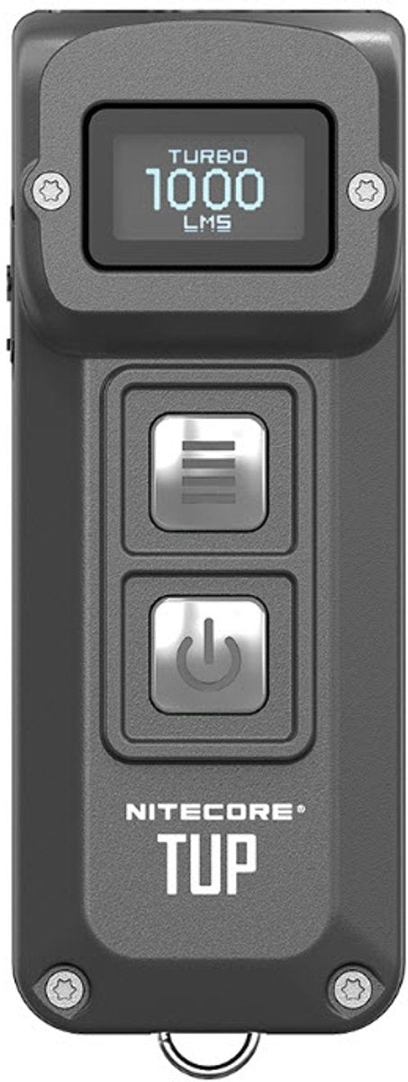 Nitecore tup sleutelhangerlamp oplaadbaar grijs