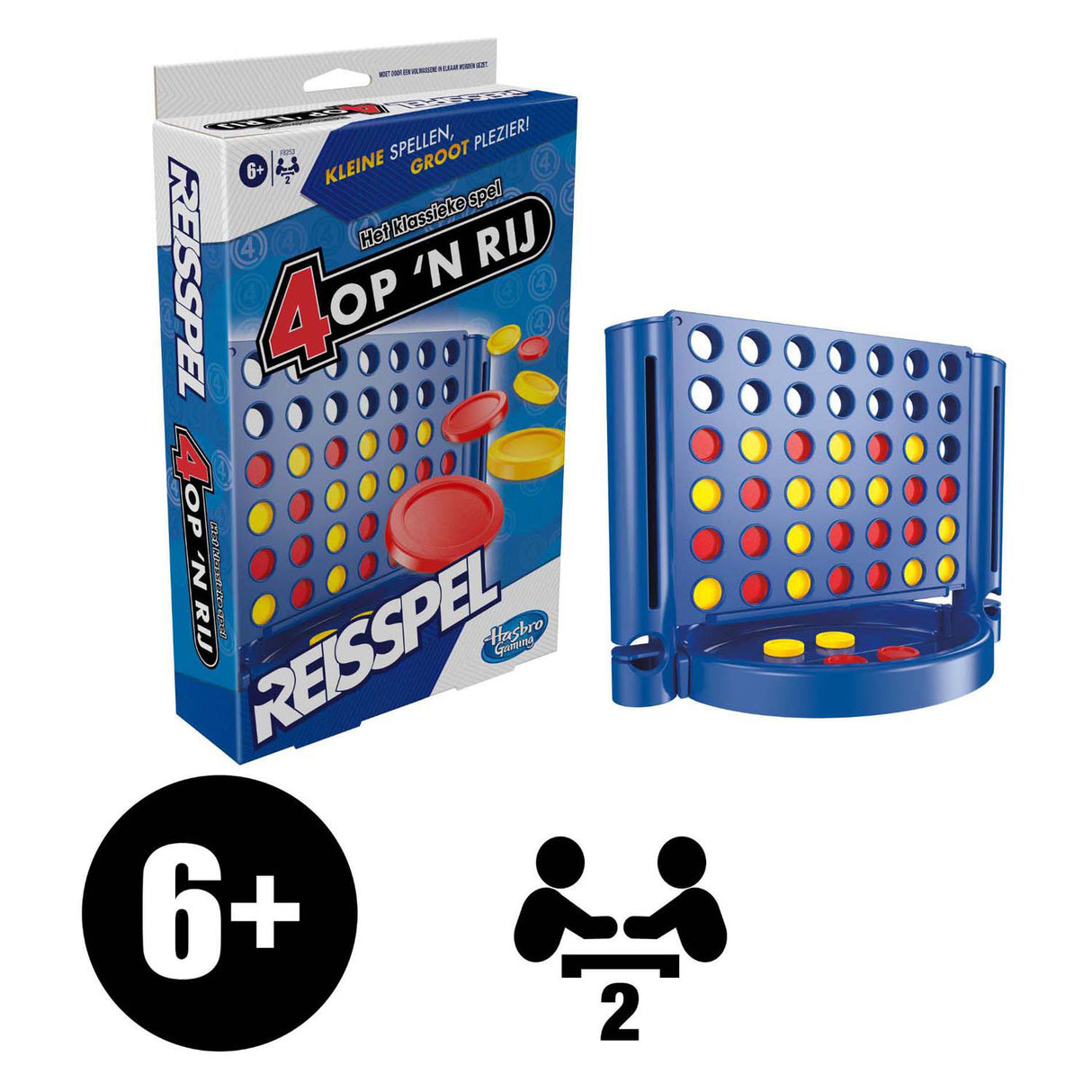 Hasbro gaming vier op 'n rij - reisspel -
