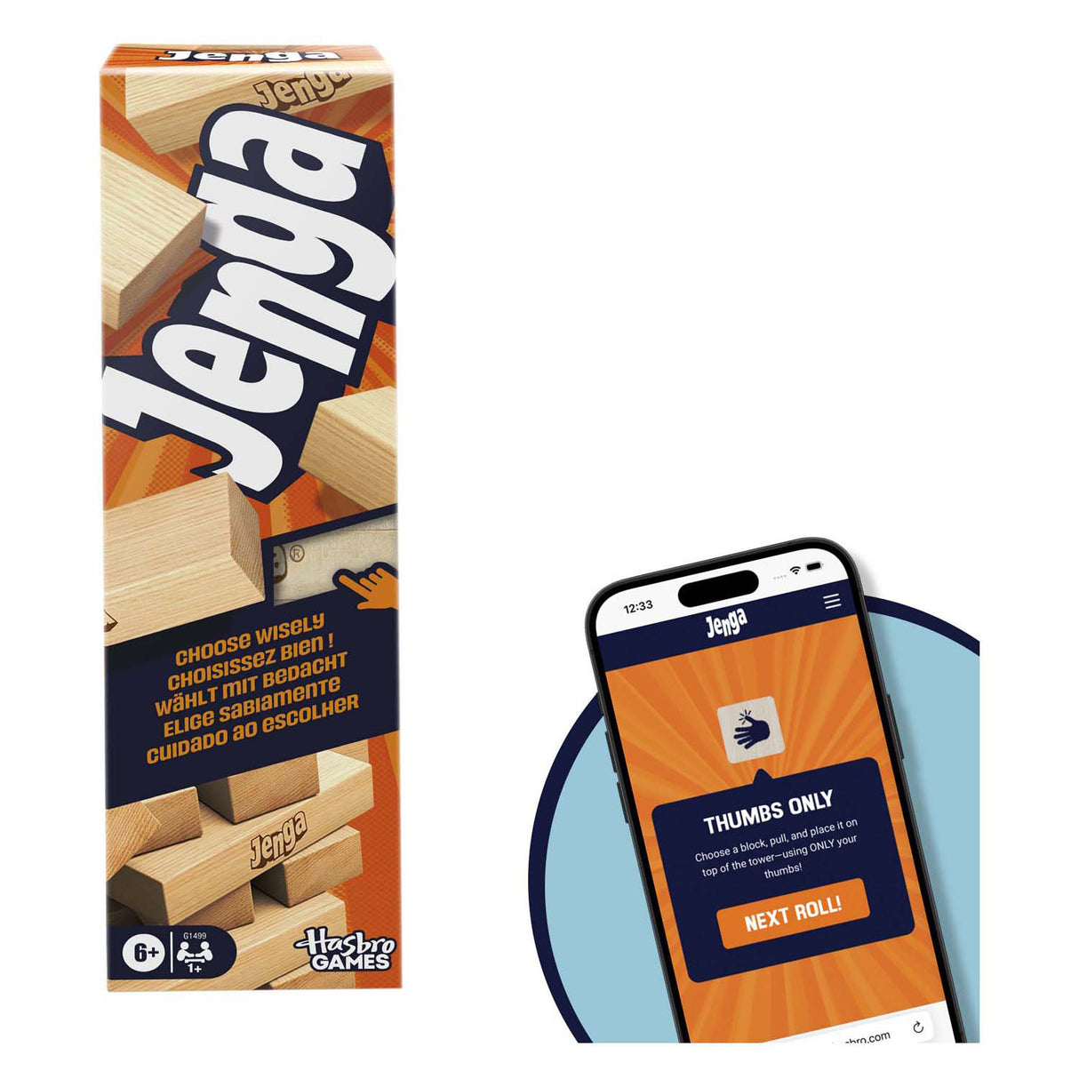 Hasbro jenga balansspel