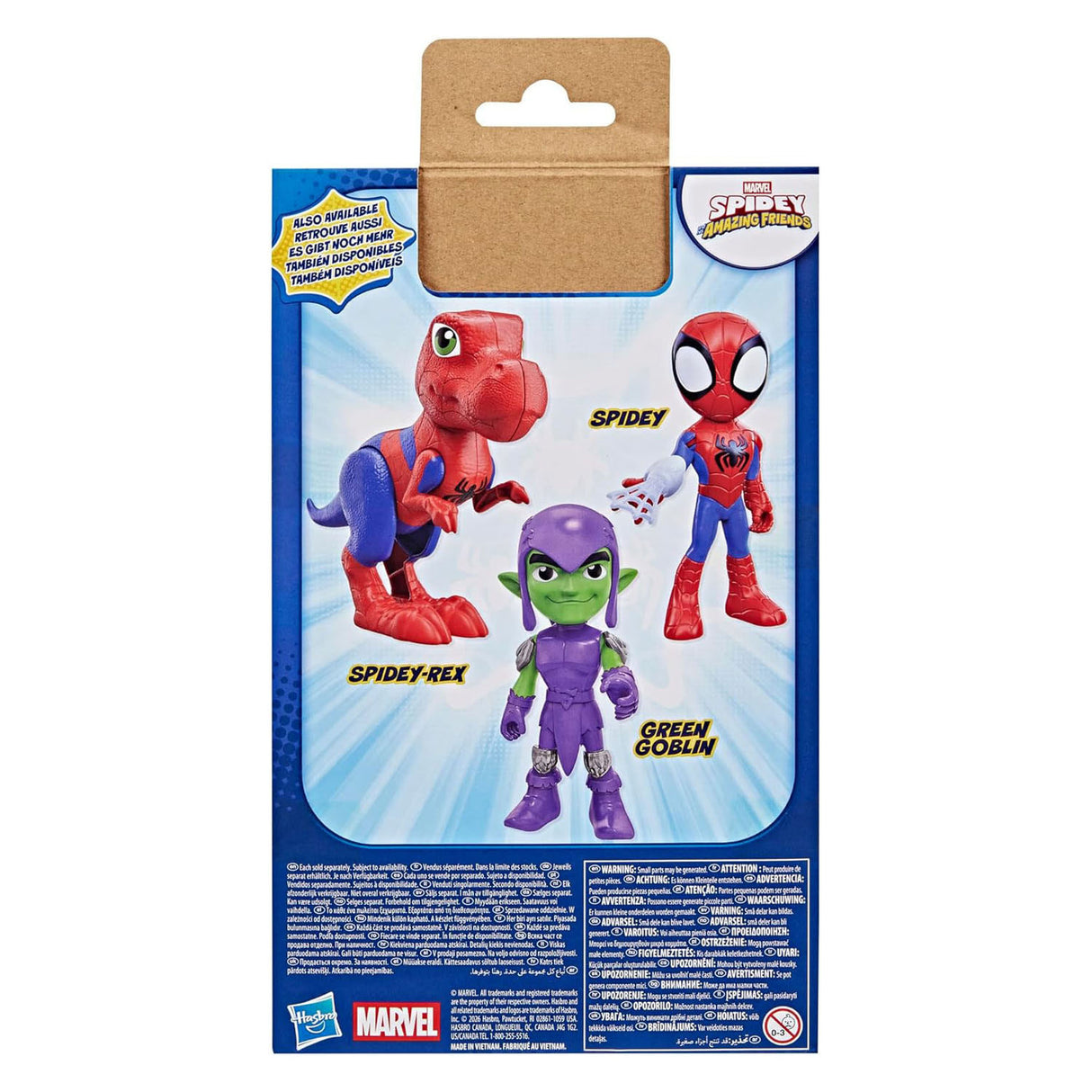 Hasbro spidey and his amazing friends supersized spidey rex speelfiguur