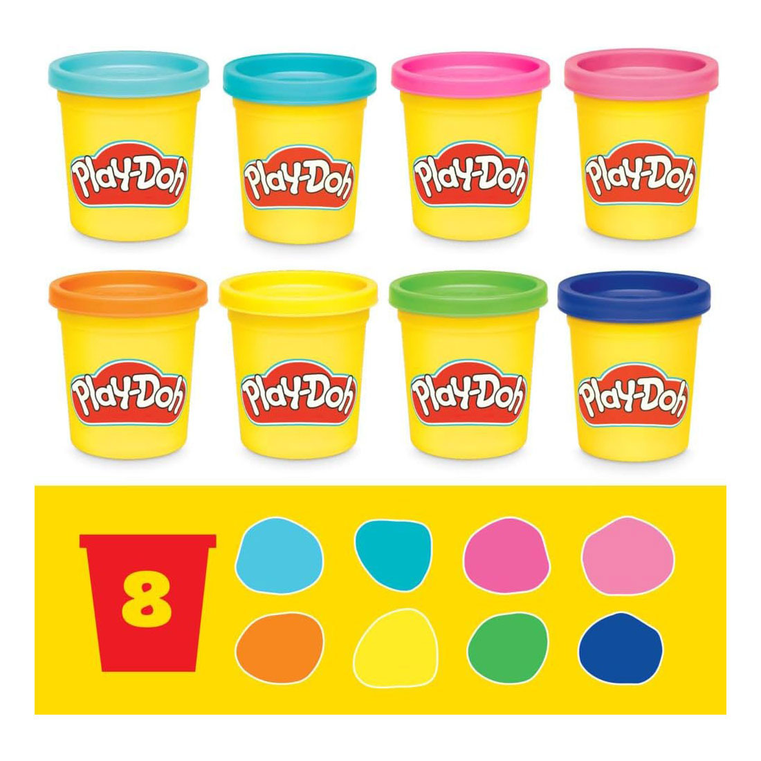 Play-doh mini, 4-in-1 speelsetjes