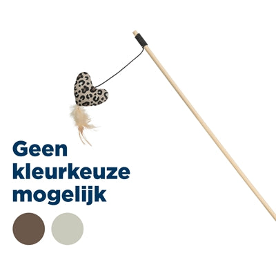 Trixie kattenhengel hart hout katoen met kattenkruid catnip