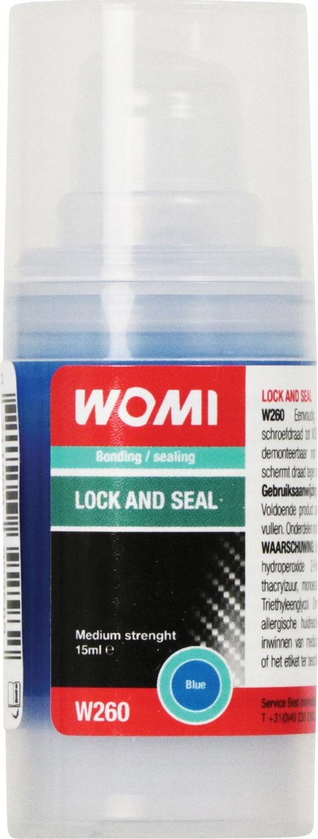 Womi w260 lock and seal blue 15ml