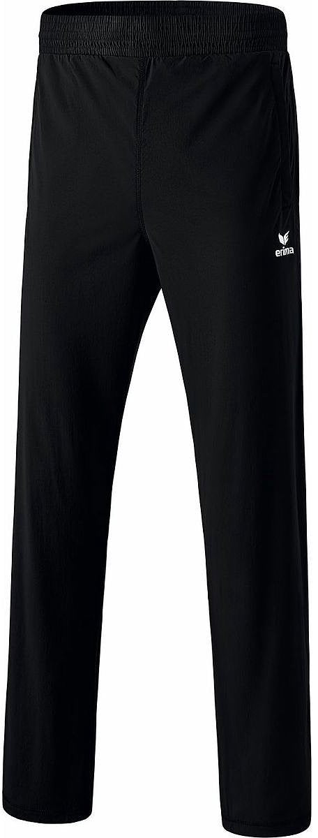 Erima trainingsbroek met doorlopende ritssluiting heren - zwart- maat xl