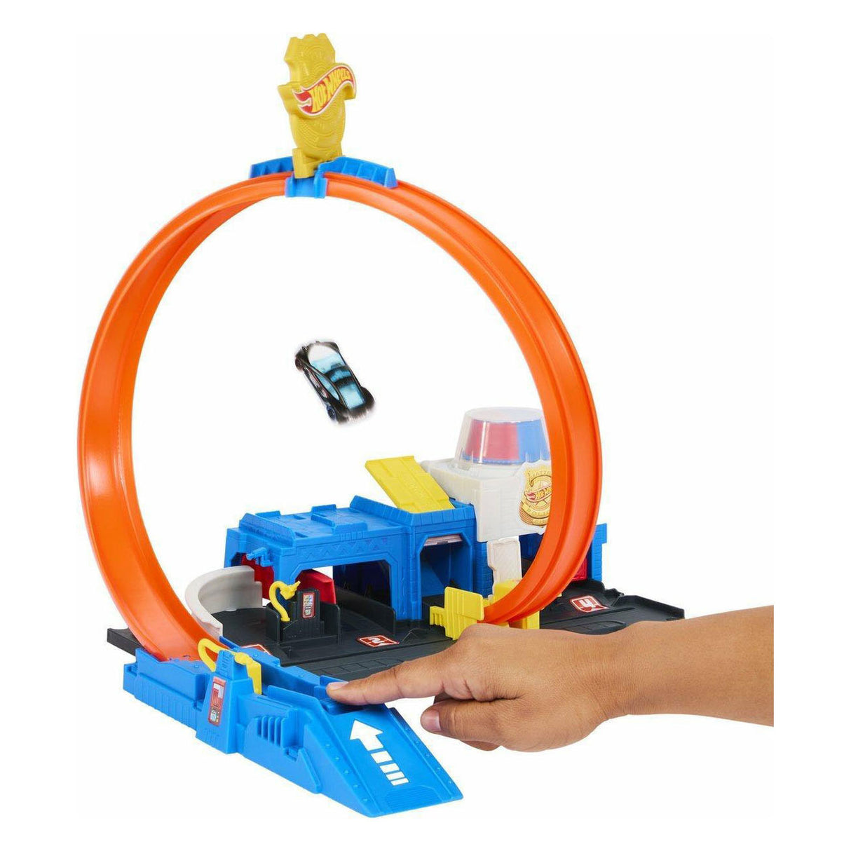 Hot wheels city superpolitiebureau - loopingbaan