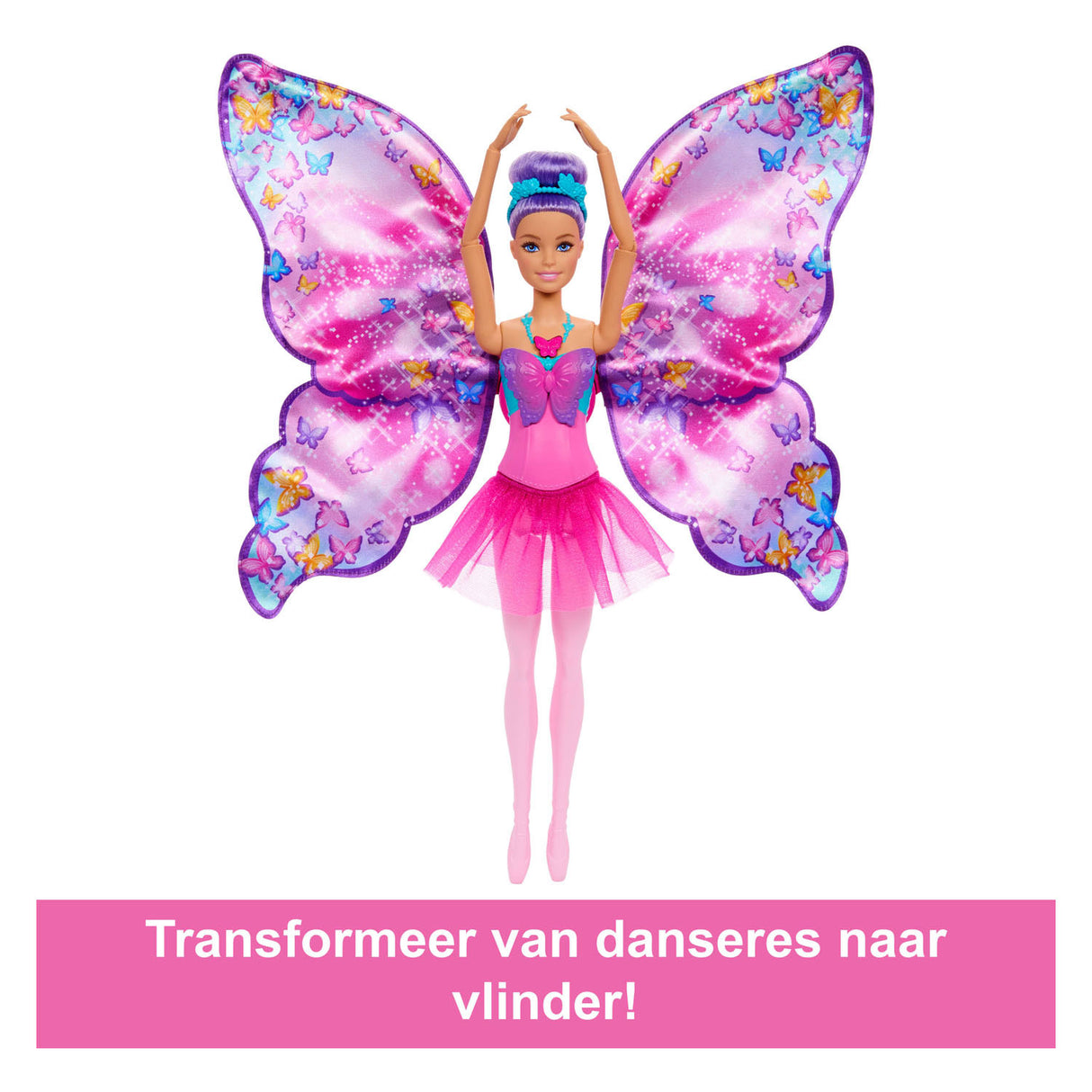 Barbie dans- en fladderpop – magische vlindervleugels