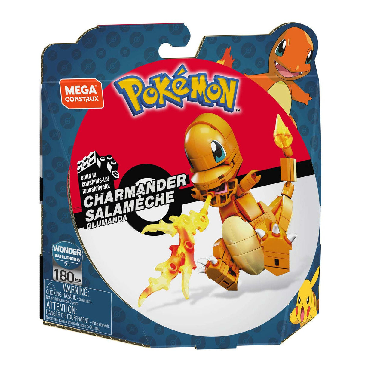 Mega construx pokémon bouwset - charmander - 180dlg.