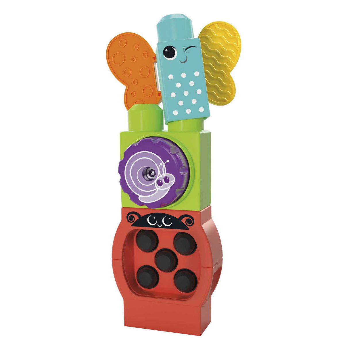 Mega bloks move' n groove caterpillar bouwset - 30dlg.