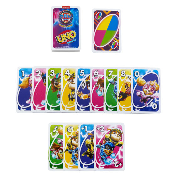 Mattel games uno junior paw patrol